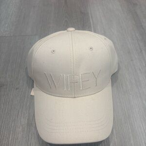 Wifey Cream Baseball Cap